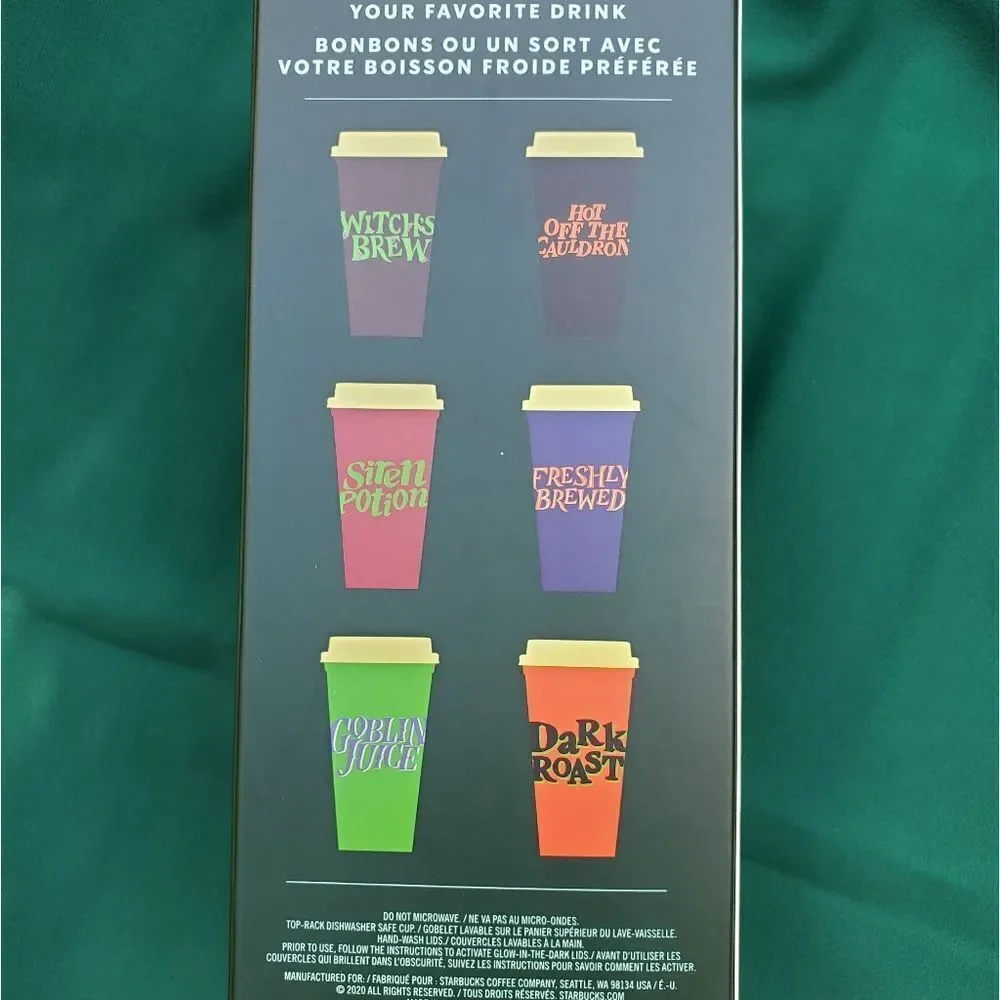 Starbucks Halloween Glow in Dark Hot Cups …